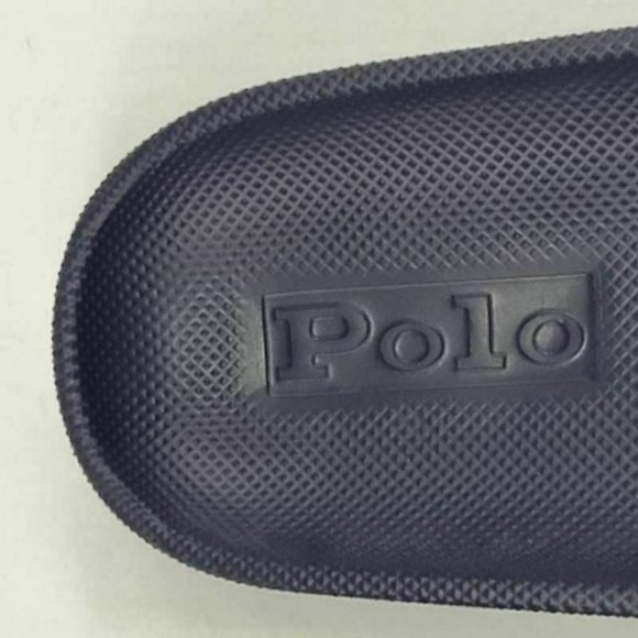 Polo Ralph Lauren Leather Cayson Pony Pool Slide Men\'s Size 11 Navy … main image 2